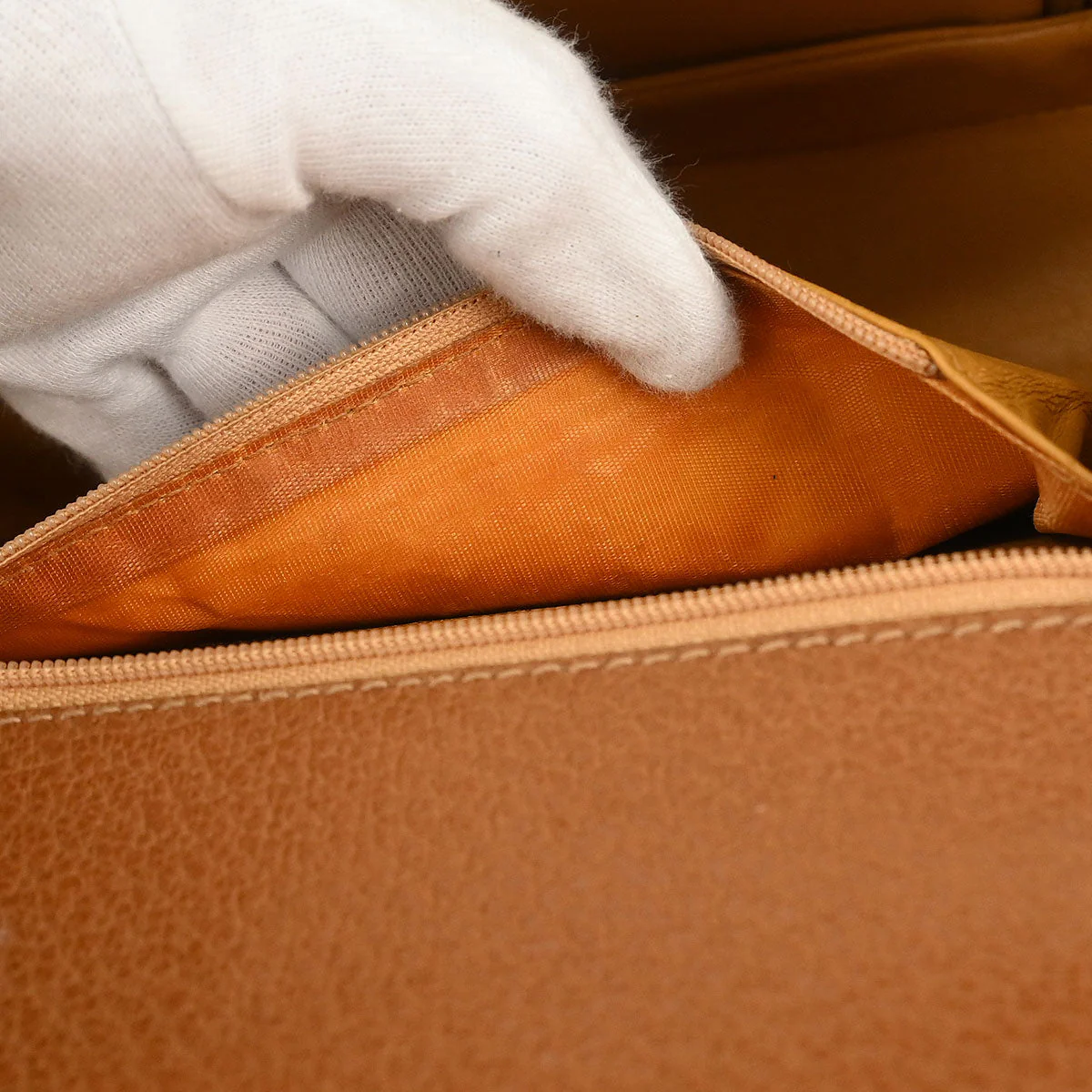 Gucci Brown Pigskin Bamboo 2way Shoulder Handbag - Image 8