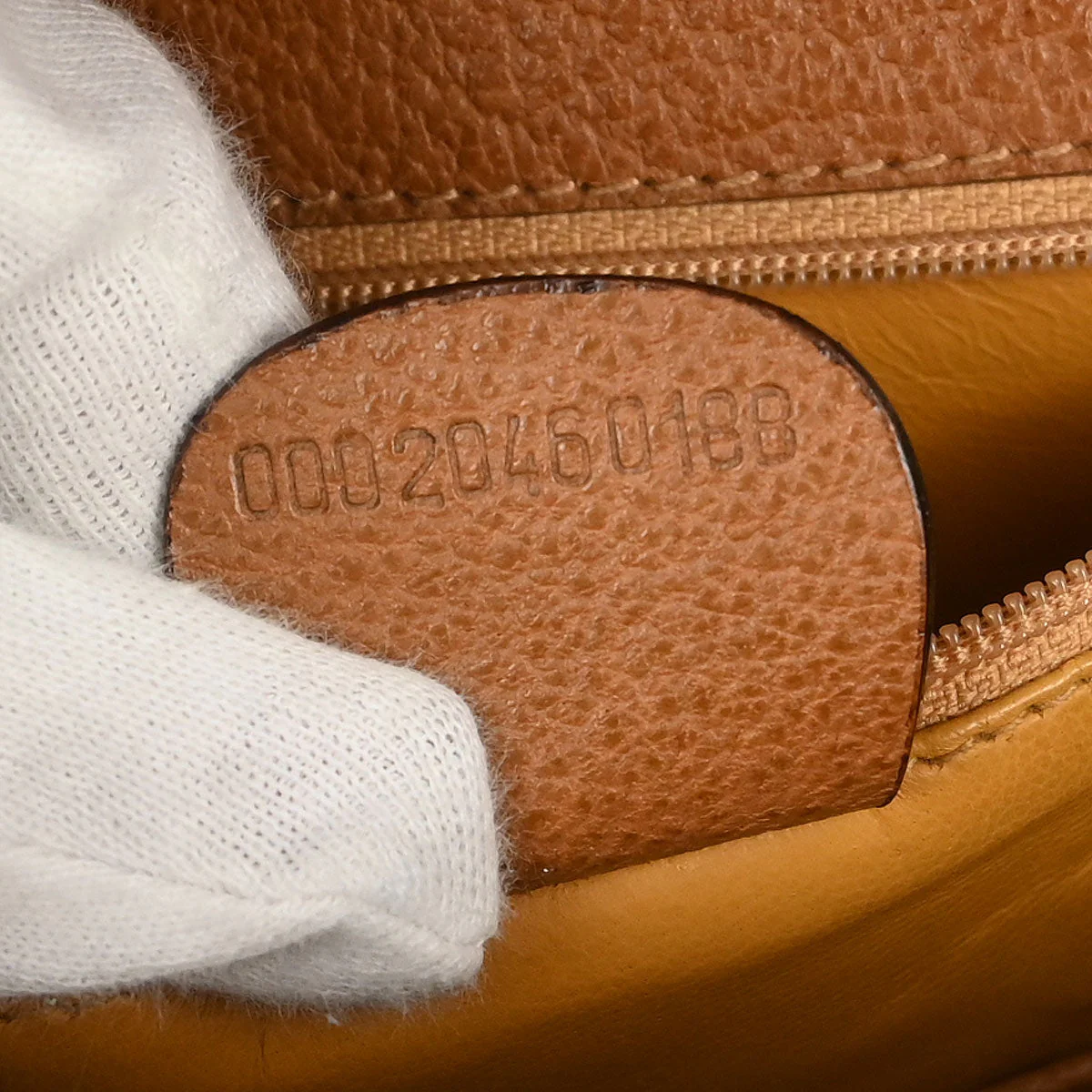 Gucci Brown Pigskin Bamboo 2way Shoulder Handbag - Image 9