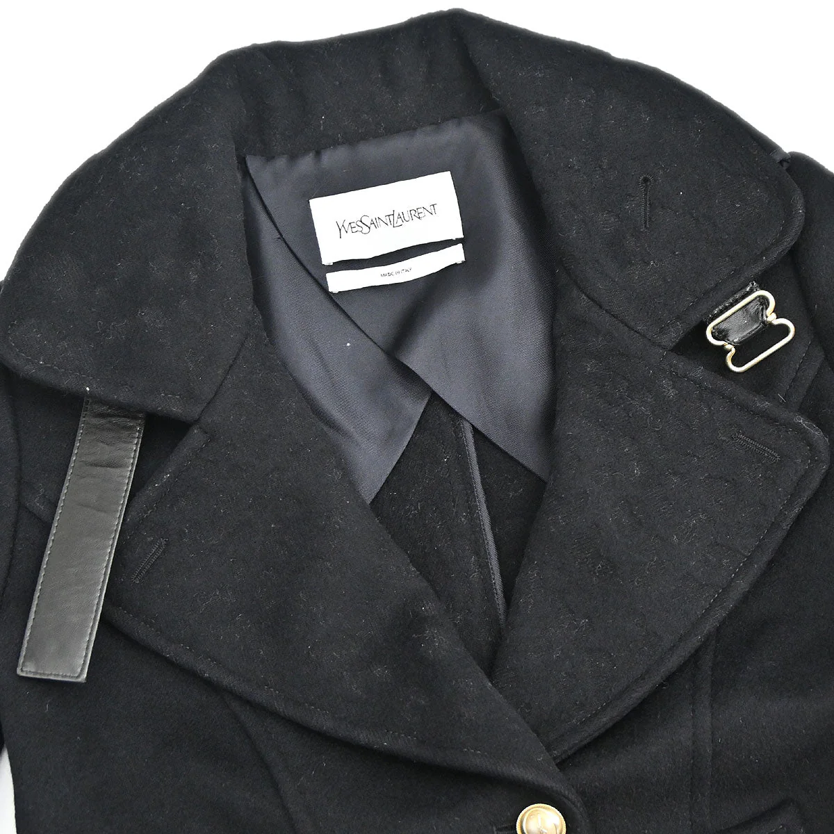 Yves Saint Laurent 2012 Coat Black #F34 - Image 4