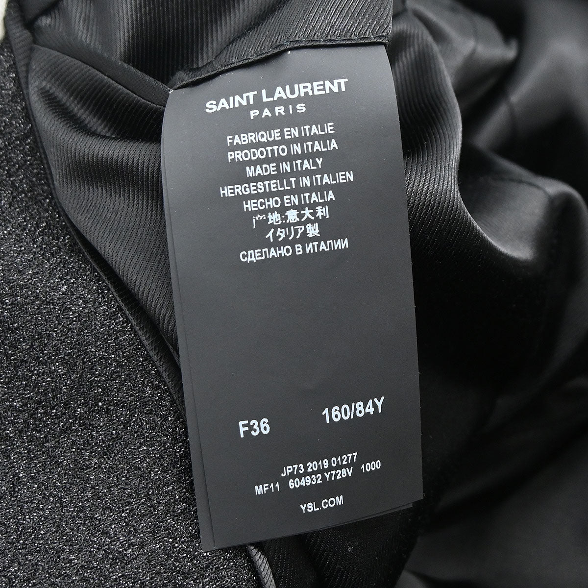 Saint Laurent 2019 Coat Black #F36 - Image 17