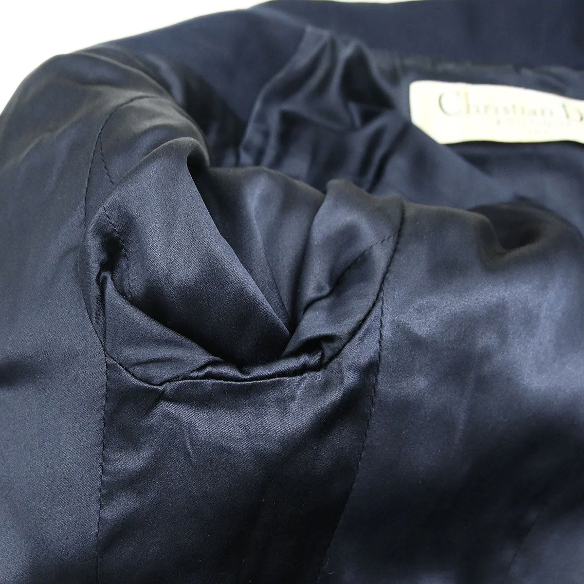 Christian Dior 2004 Single Breasted Jacket Navy #40 - Image 11