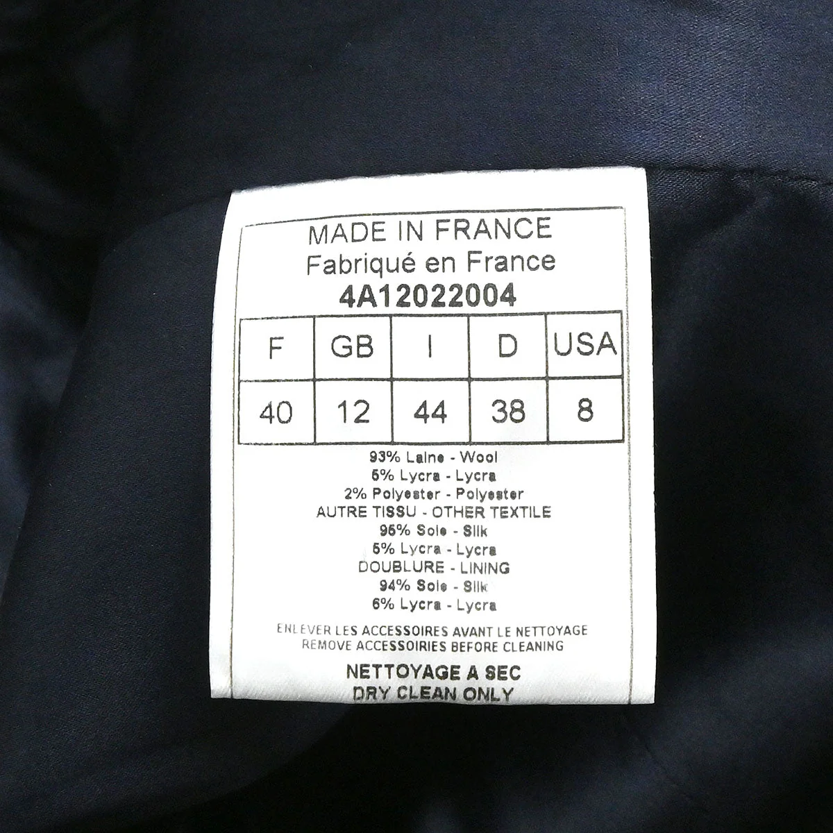 Christian Dior 2004 Single Breasted Jacket Navy #40 - Image 18