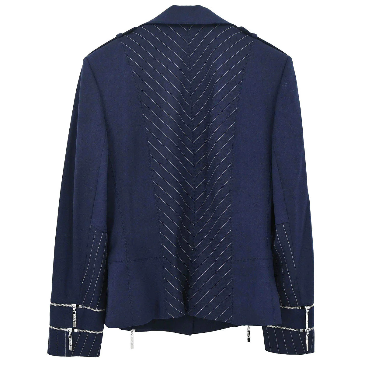 Christian Dior 2004 Single Breasted Jacket Navy #40 - Image 2