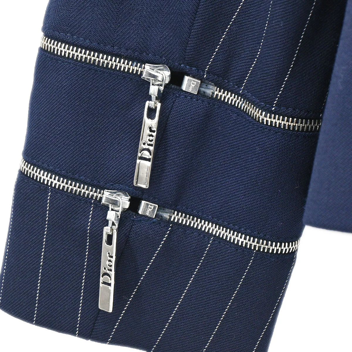 Christian Dior 2004 Single Breasted Jacket Navy #40 - Image 5