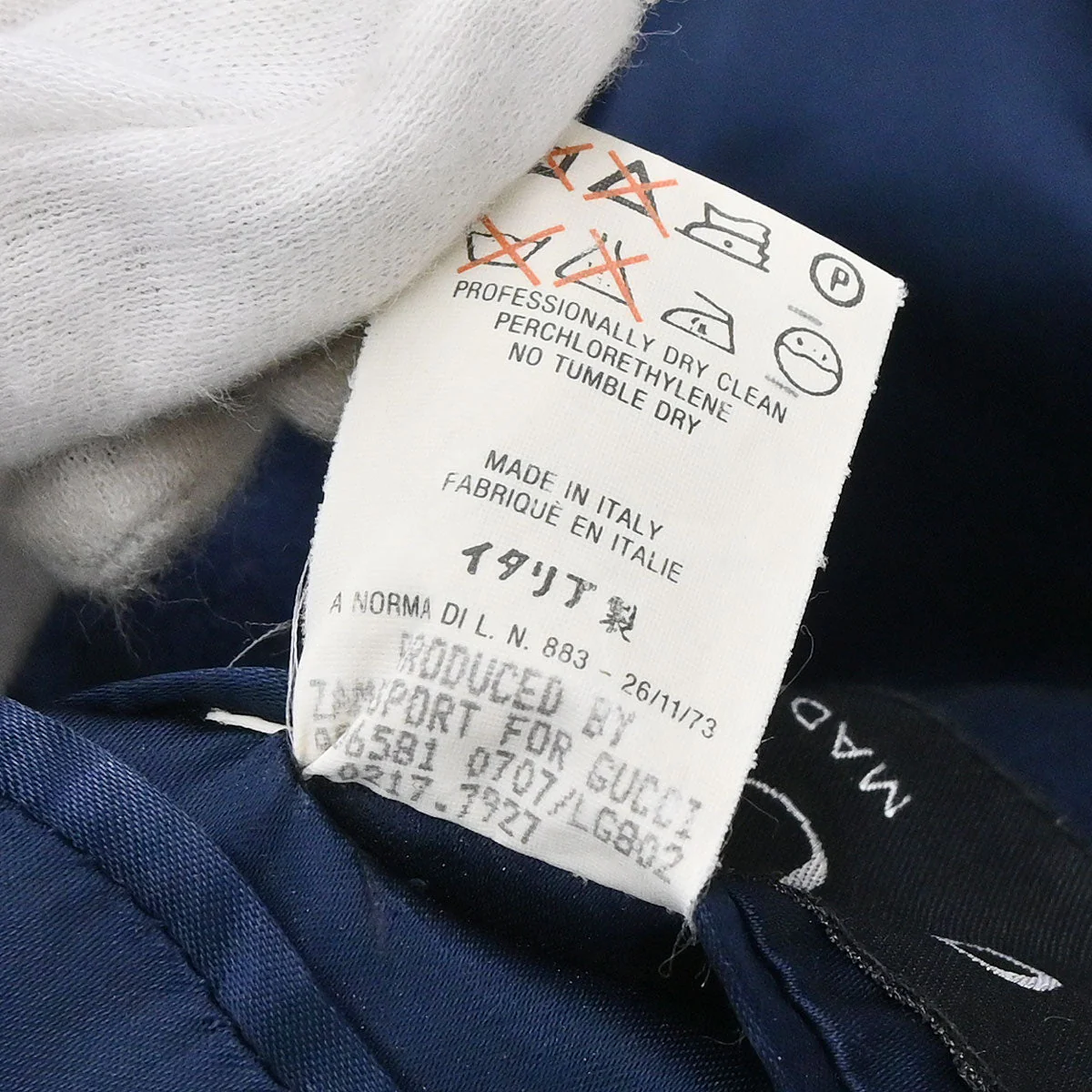 Gucci 1995 Double Breasted Jacket Navy #42 - Image 20