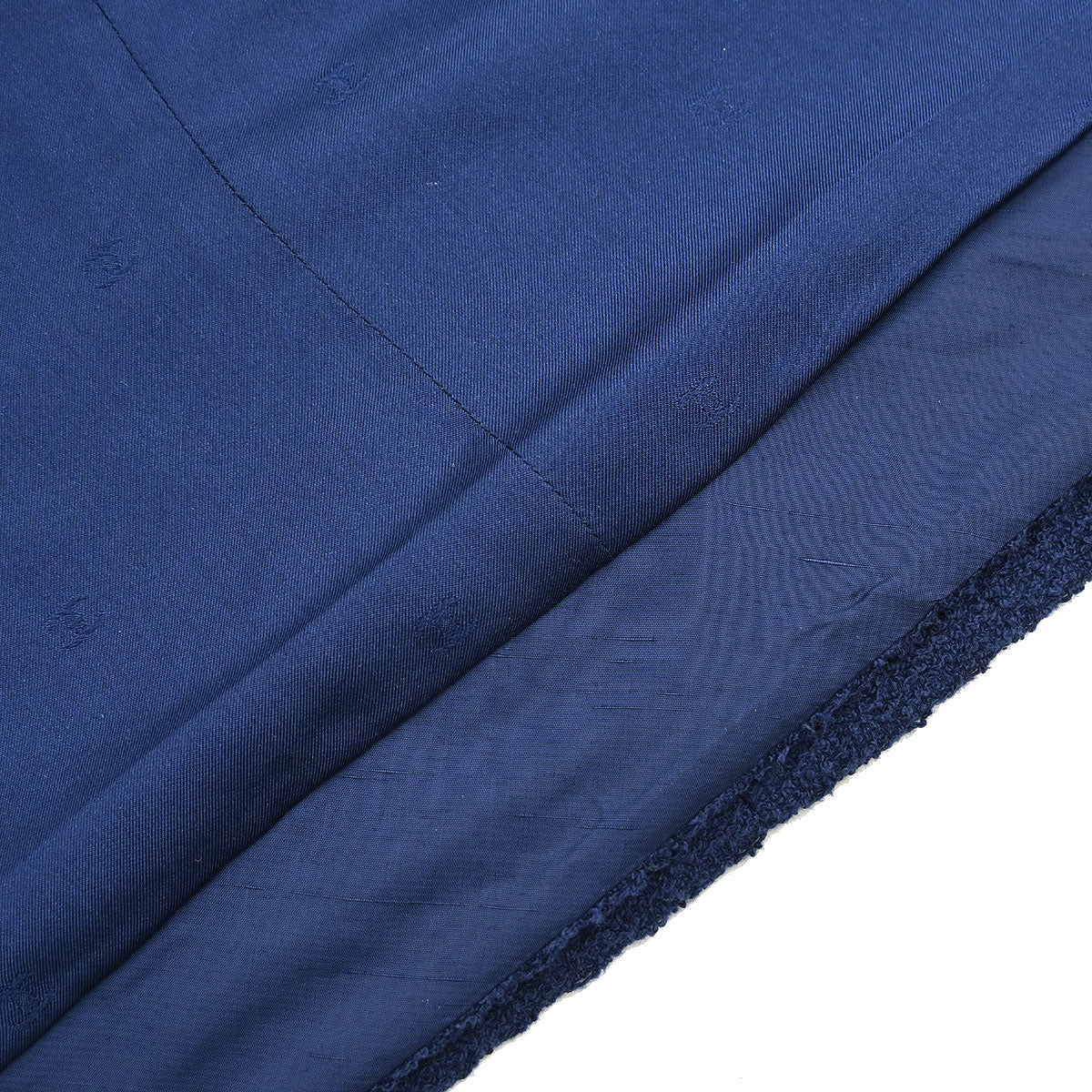 Chanel 1995 Setup Suit Jacket Skirt Navy #40 - Image 18