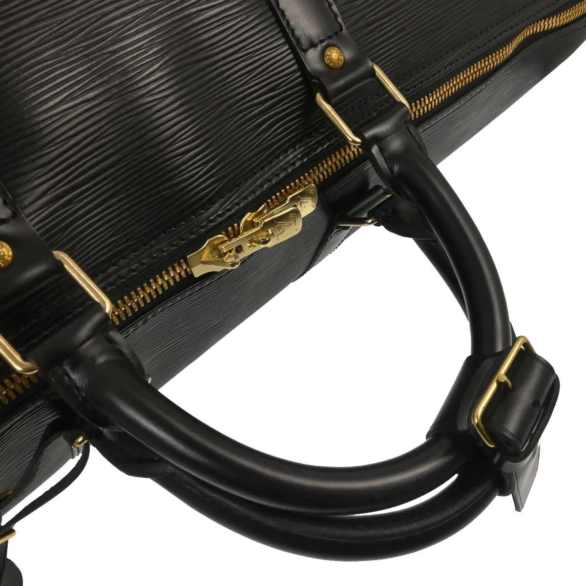 Louis Vuitton Black Epi Keepall 50 Travel Handbag M42962 - Image 10