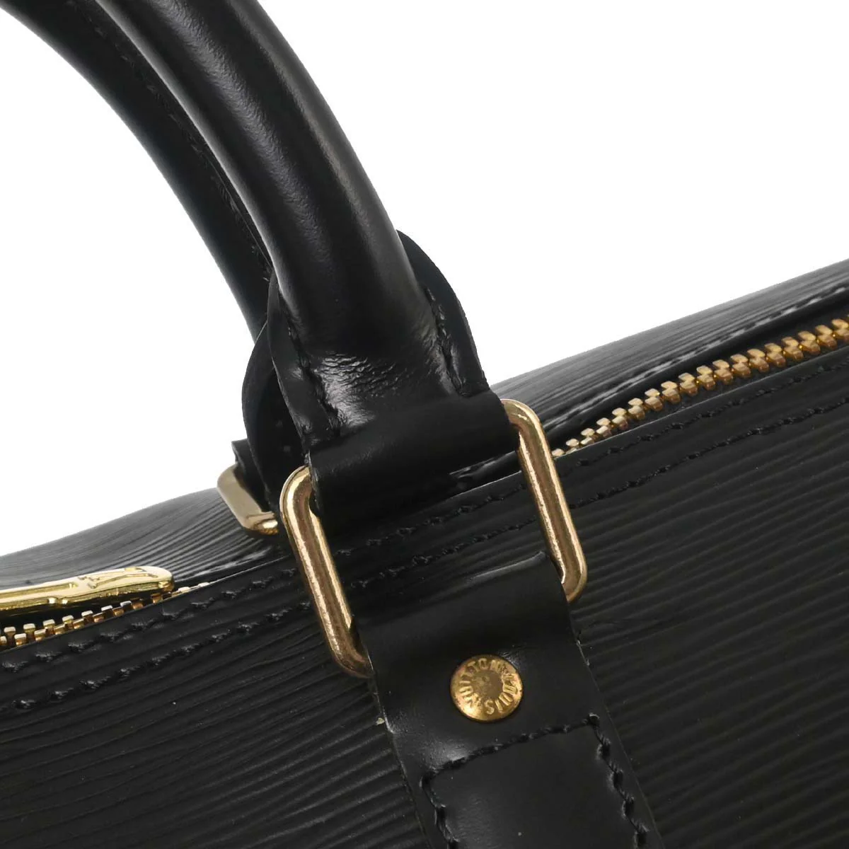 Louis Vuitton Black Epi Keepall 50 Travel Handbag M42962 - Image 11