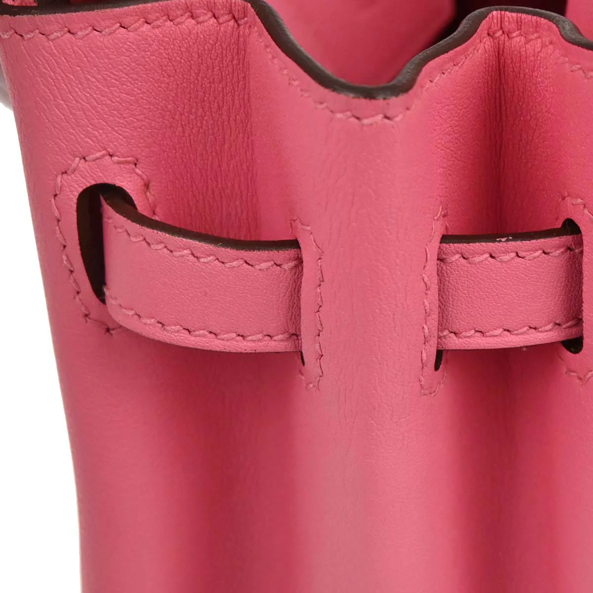 Hermes Rose Azalee Swift Birkin 25 Handbag - Image 17