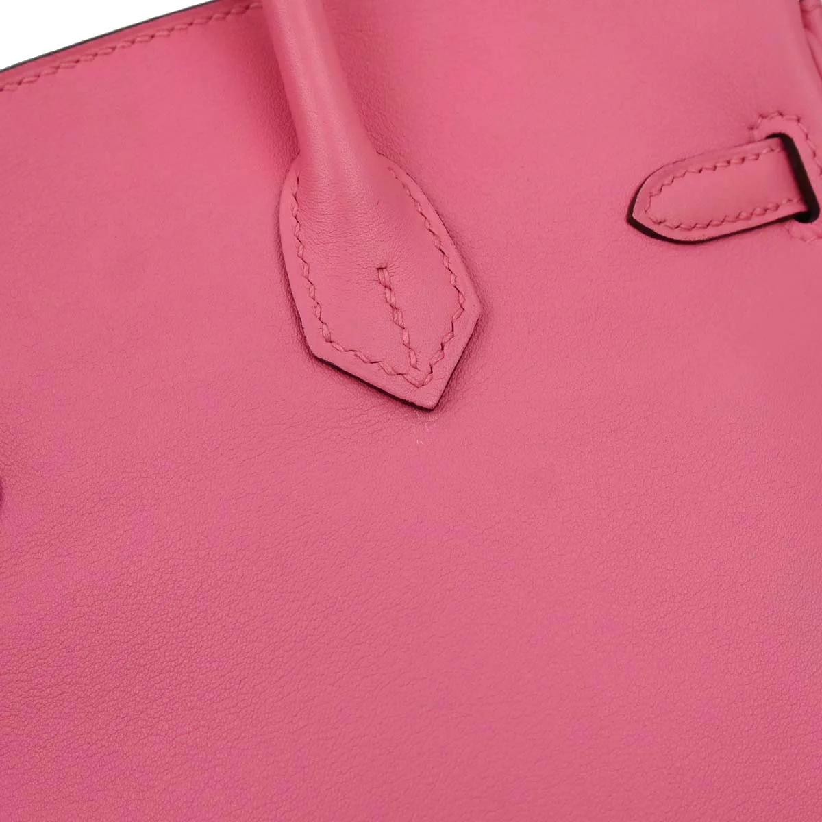 Hermes Rose Azalee Swift Birkin 25 Handbag - Image 4