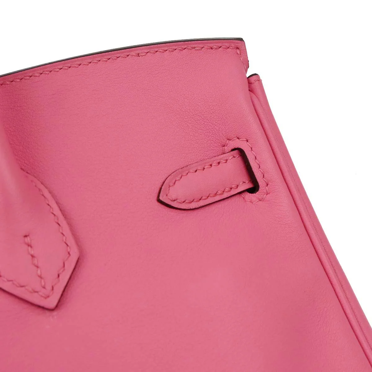 Hermes Rose Azalee Swift Birkin 25 Handbag - Image 5