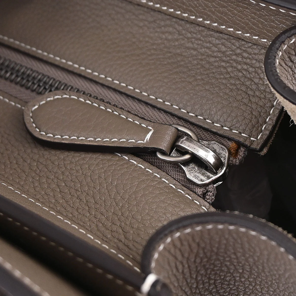 Celine Brown Luggage Micro Tote Handbag - Image 12
