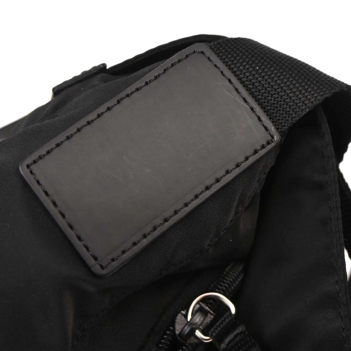 Prada Black Nylon Shoulder Bag - Image 12