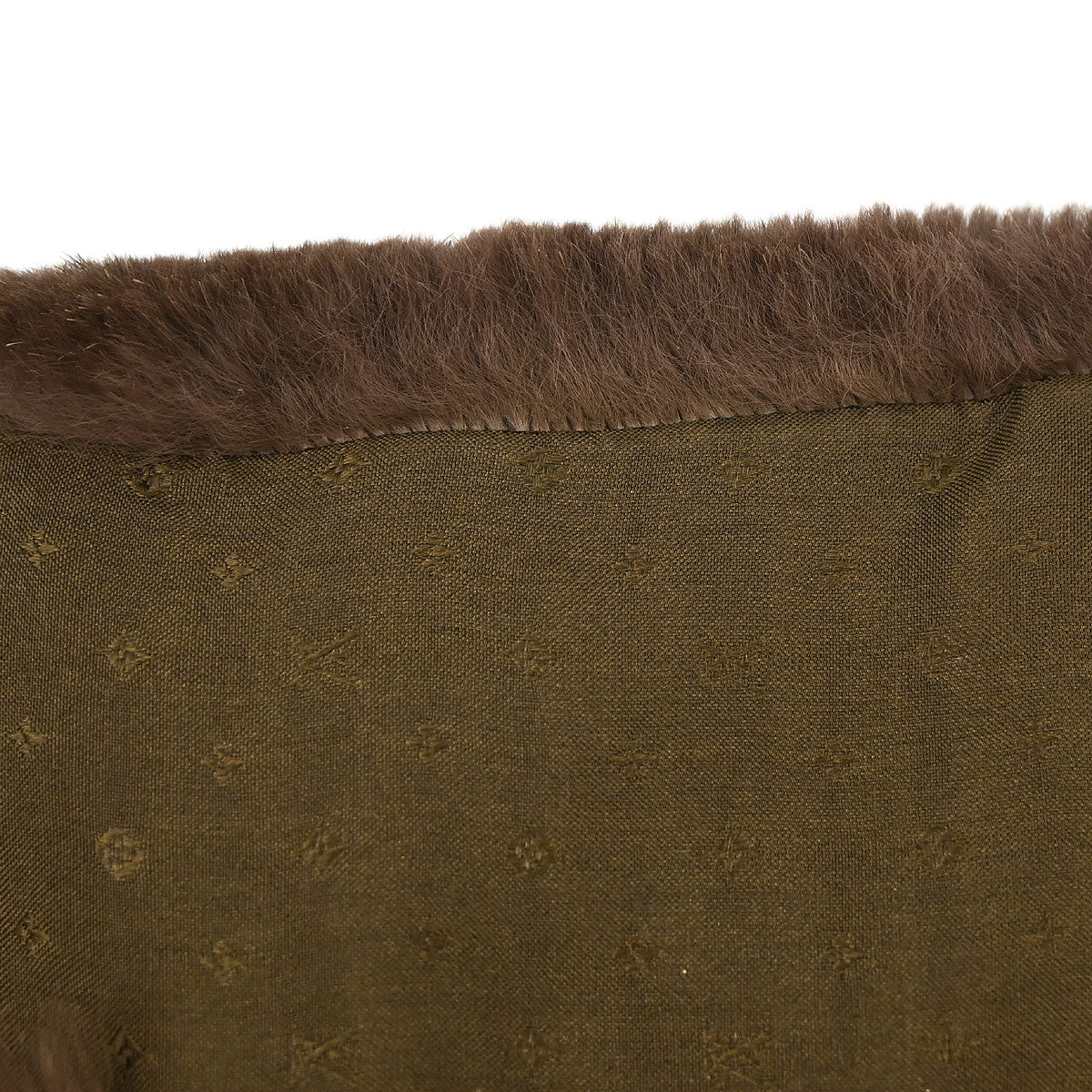 Louis Vuitton Monogram Rabbit Fur Flower Echarpe Bystamp Rex Stole M75757 - Image 11