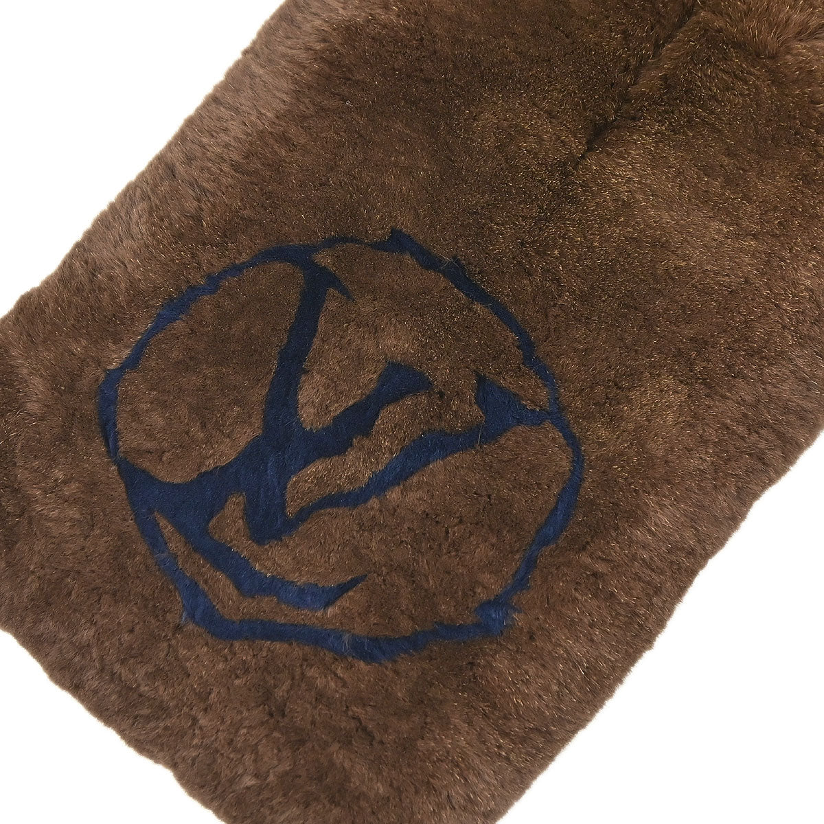 Louis Vuitton Monogram Rabbit Fur Flower Echarpe Bystamp Rex Stole M75757 - Image 3