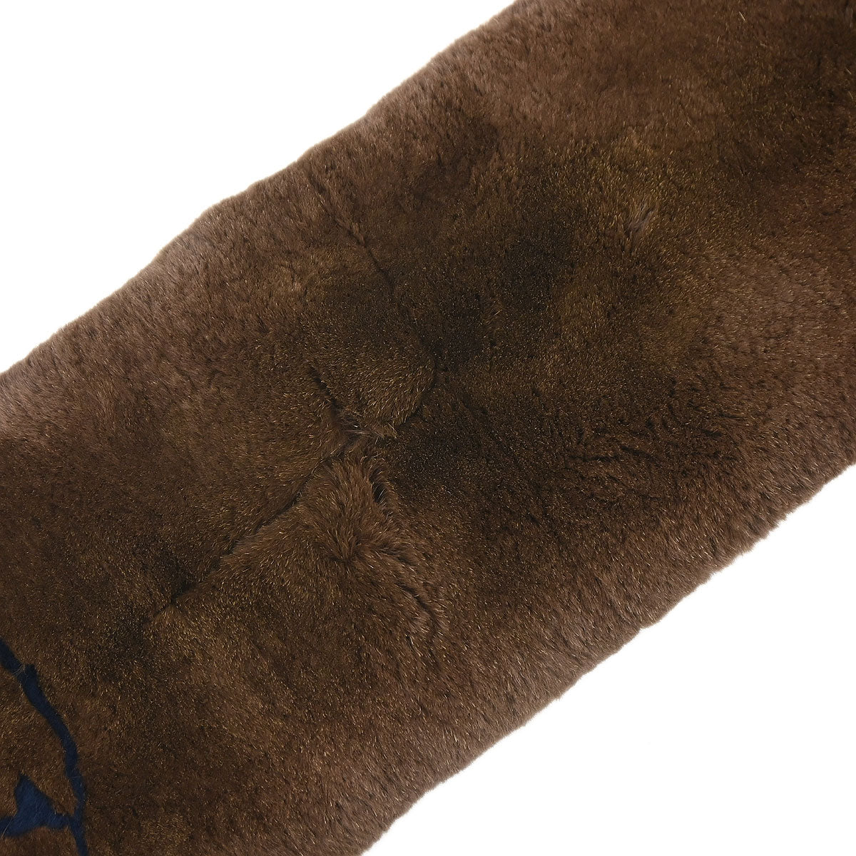 Louis Vuitton Monogram Rabbit Fur Flower Echarpe Bystamp Rex Stole M75757 - Image 4