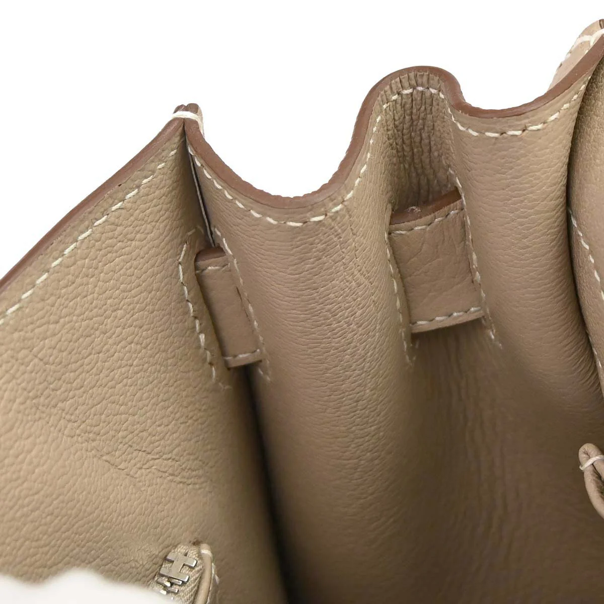 Hermes Argile Taurillon Clemence Jypsiere 31 Shoulder Bag - Image 16
