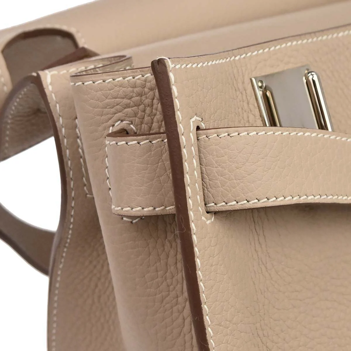 Hermes Argile Taurillon Clemence Jypsiere 31 Shoulder Bag - Image 17