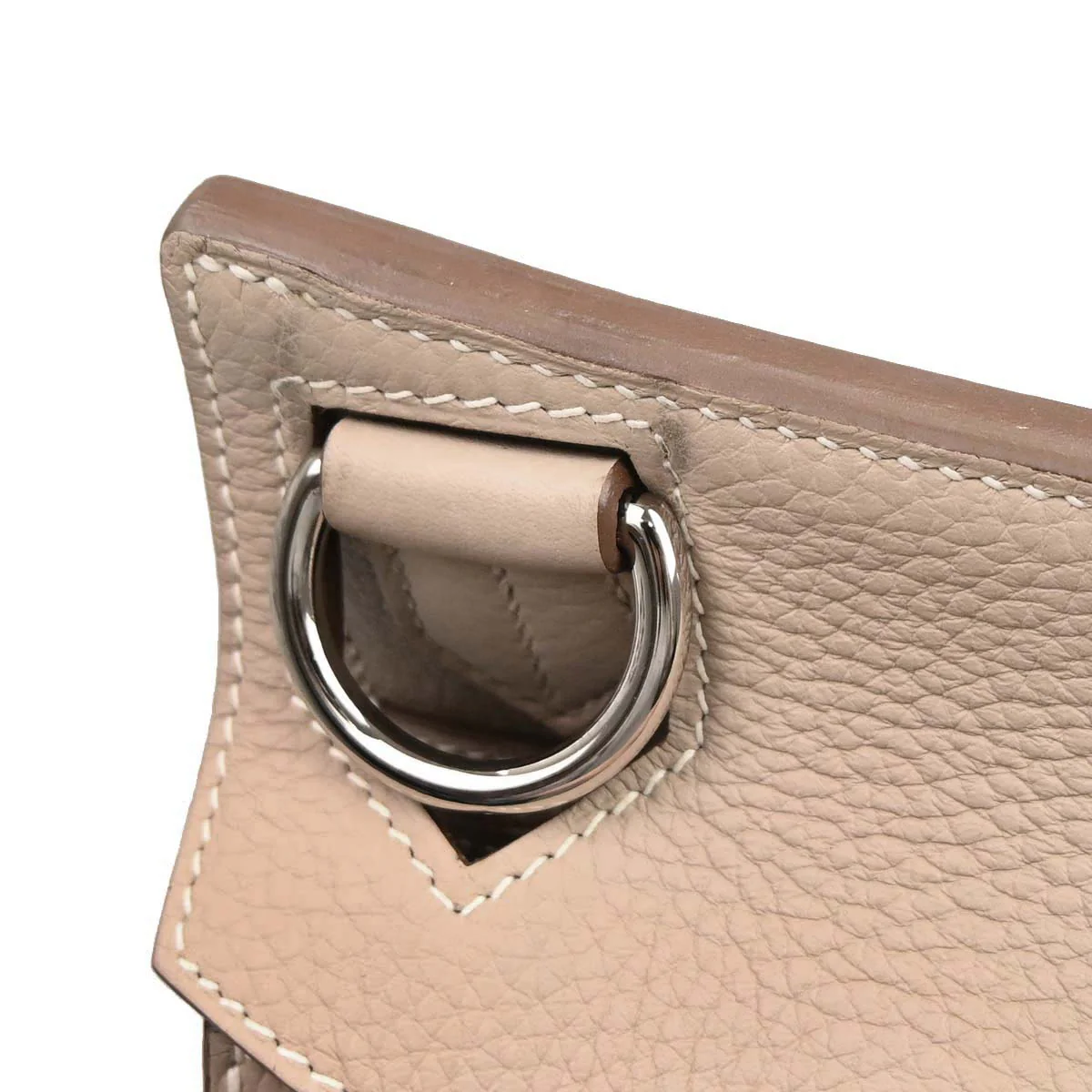 Hermes Argile Taurillon Clemence Jypsiere 31 Shoulder Bag - Image 20