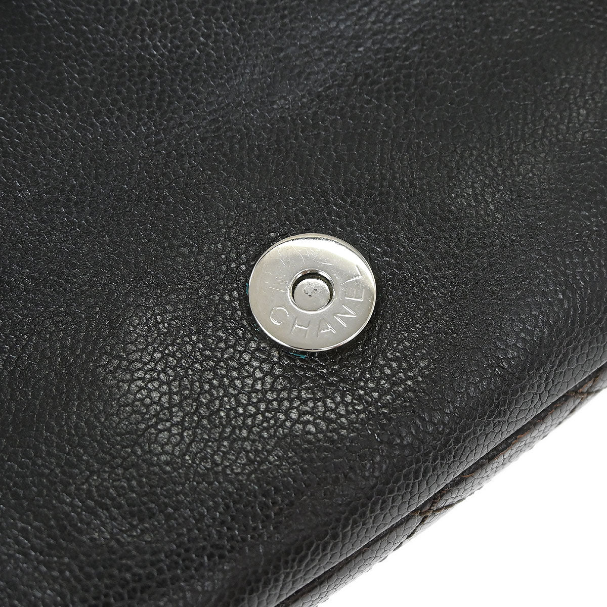 Chanel Dark Brown Caviar Skin Handbag - Image 14