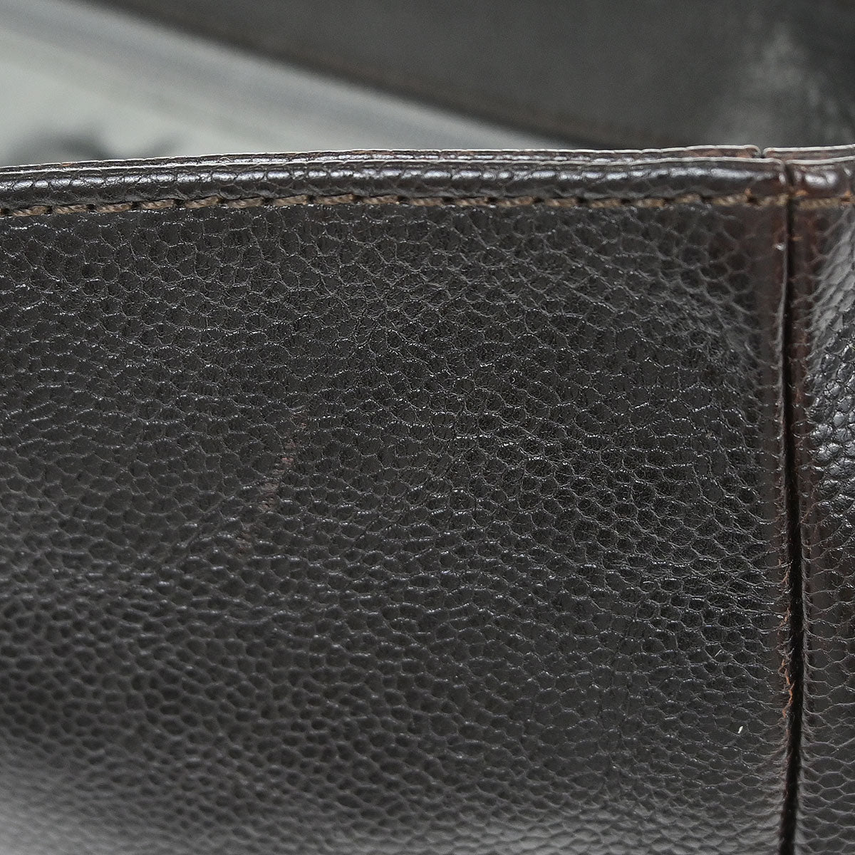 Chanel Dark Brown Caviar Skin Handbag - Image 15