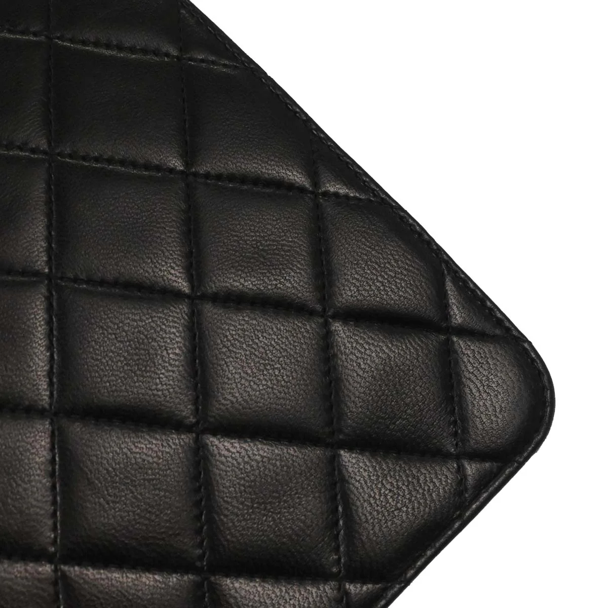 Chanel Black Lambskin Pushlock Small Half Flap Shoulder Bag - Image 7