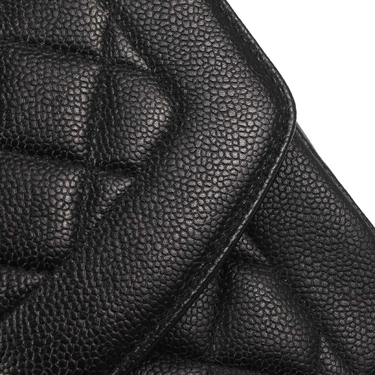 Chanel Black Caviar Skin Medium Diana Chain Shoulder Bag - Image 11