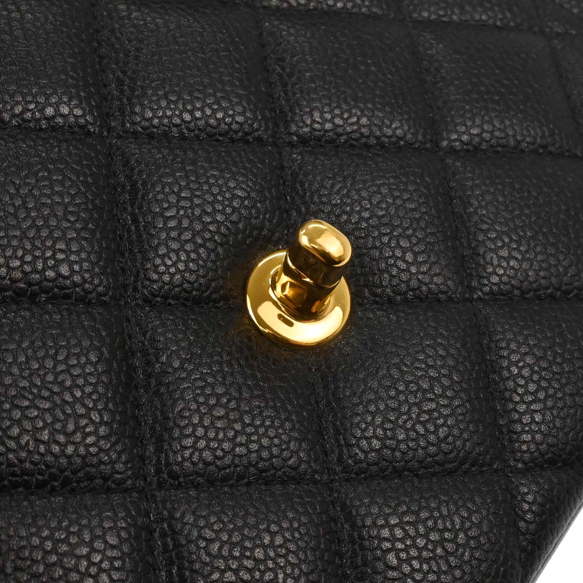 Chanel Black Caviar Skin Medium Diana Chain Shoulder Bag - Image 17