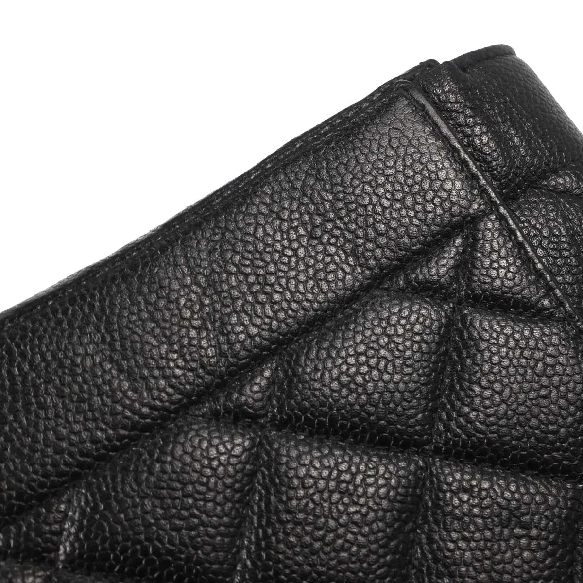 Chanel Black Caviar Skin Medium Diana Chain Shoulder Bag - Image 9