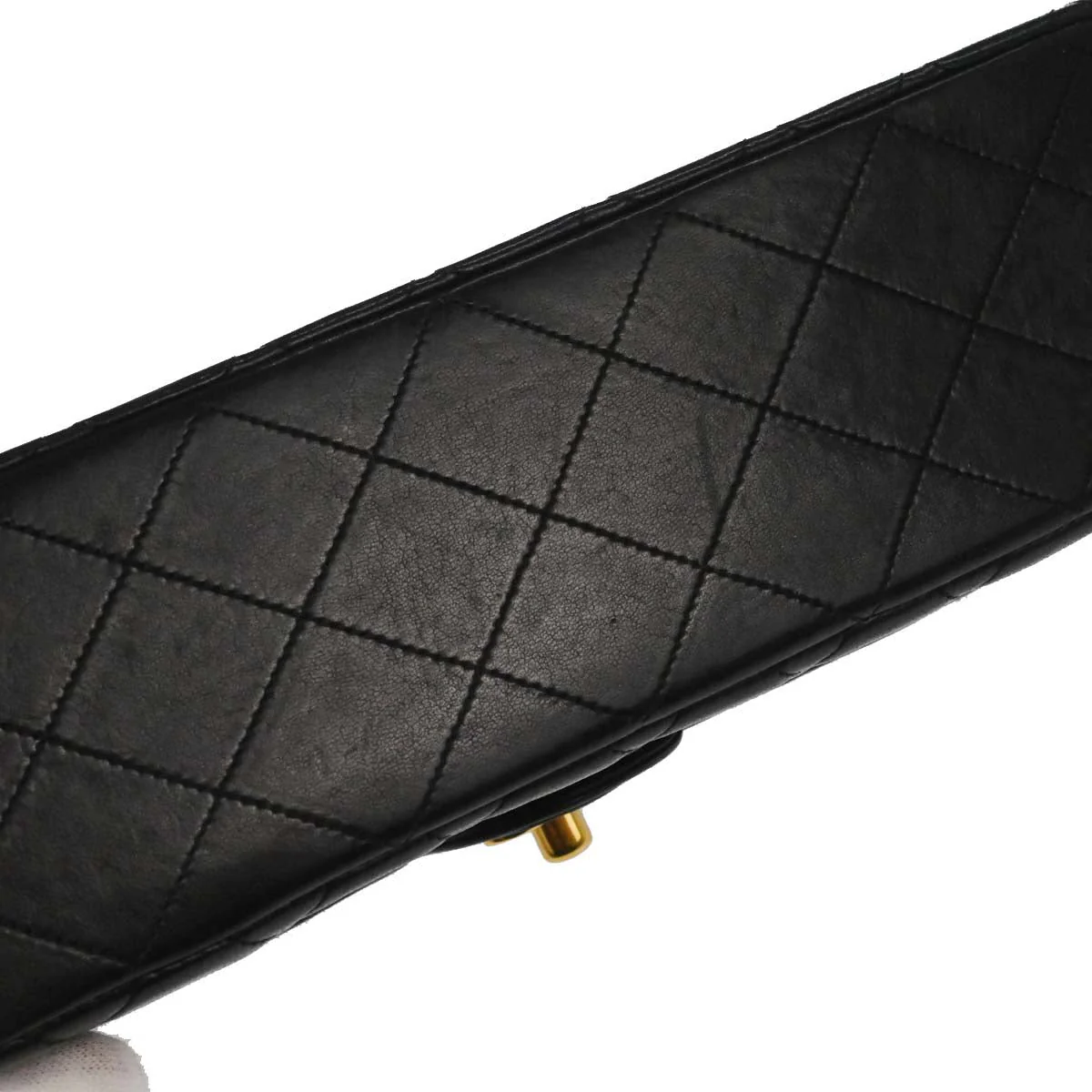 Chanel Black Lambskin Shoulder Bag - Image 3
