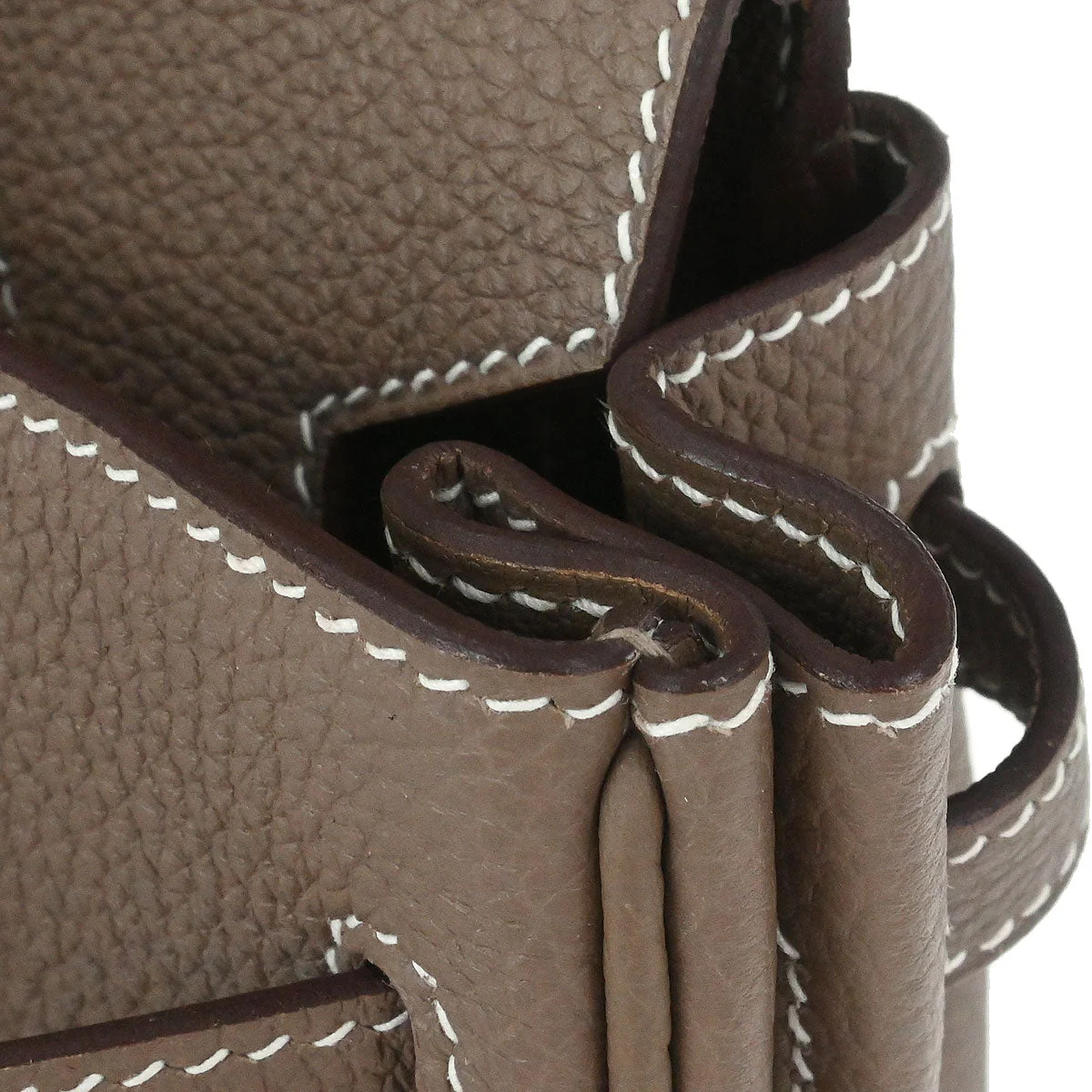 Hermes Etoupe Togo Birkin 25 Handbag - Image 17