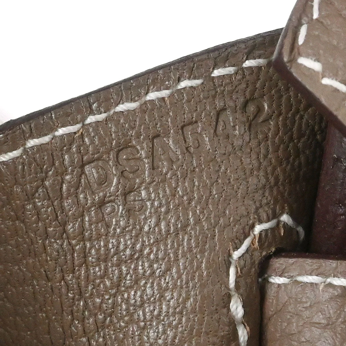 Hermes Etoupe Togo Birkin 25 Handbag - Image 20