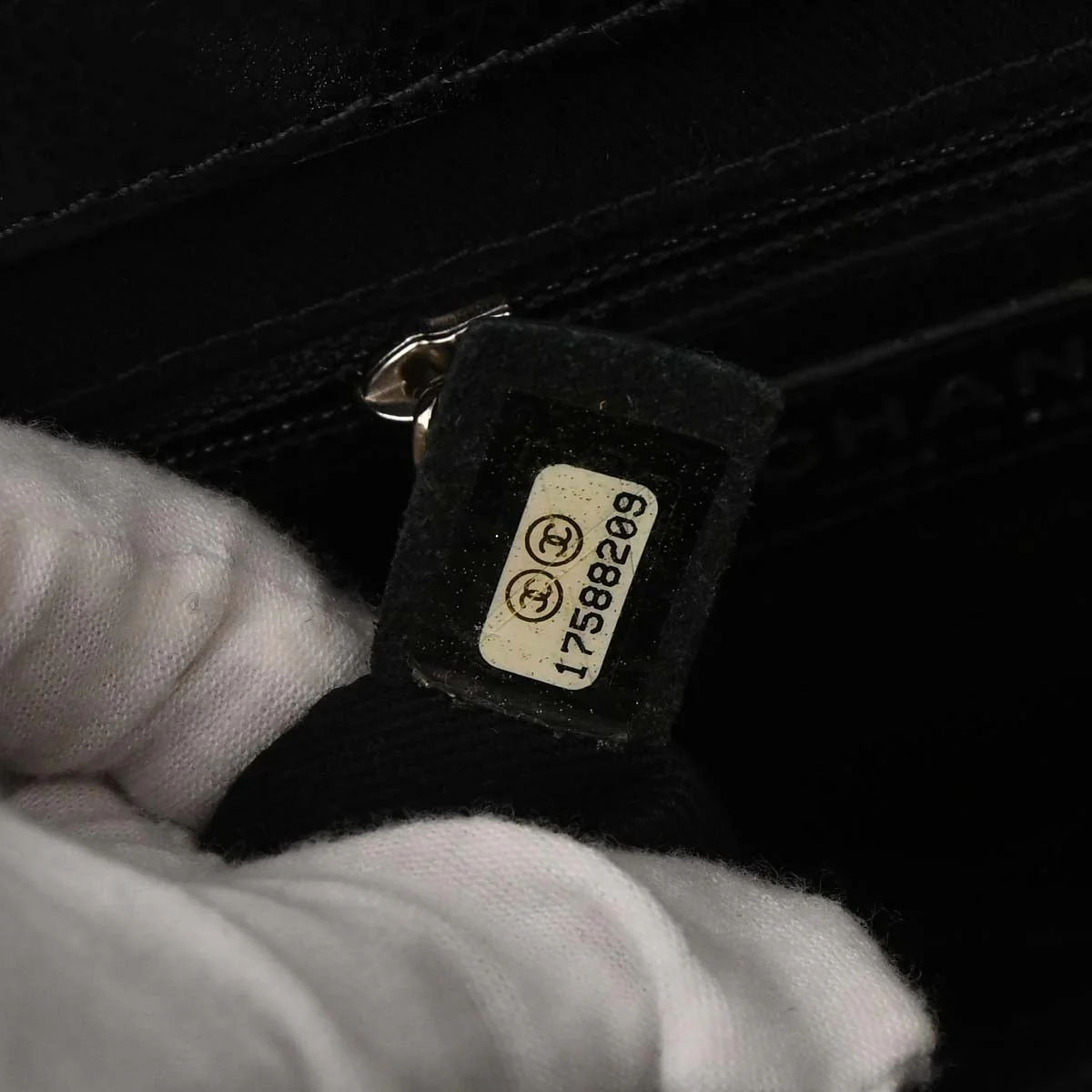 Chanel Black Caviar Skin Chain Tote Bag - Image 20