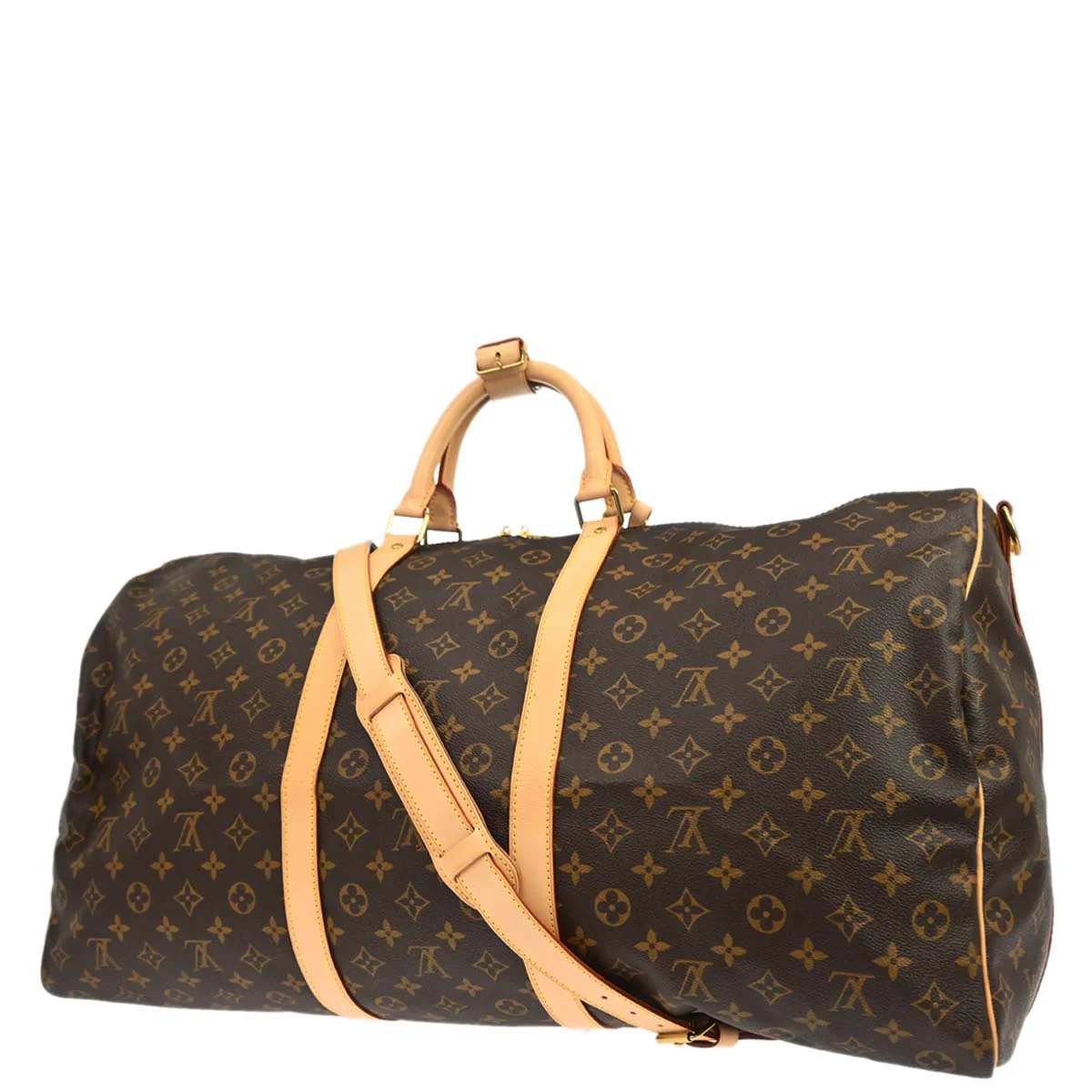 Louis Vuitton 2006 Monogram Keepall Bandouliere 60 Duffle Bag M41412 - Image 2