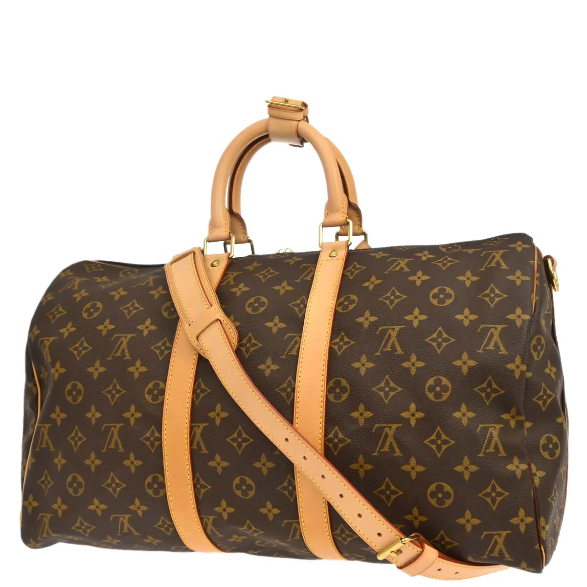 Louis Vuitton Monogram Keepall Bandouliere 45 Duffle Bag M41418 - Image 2