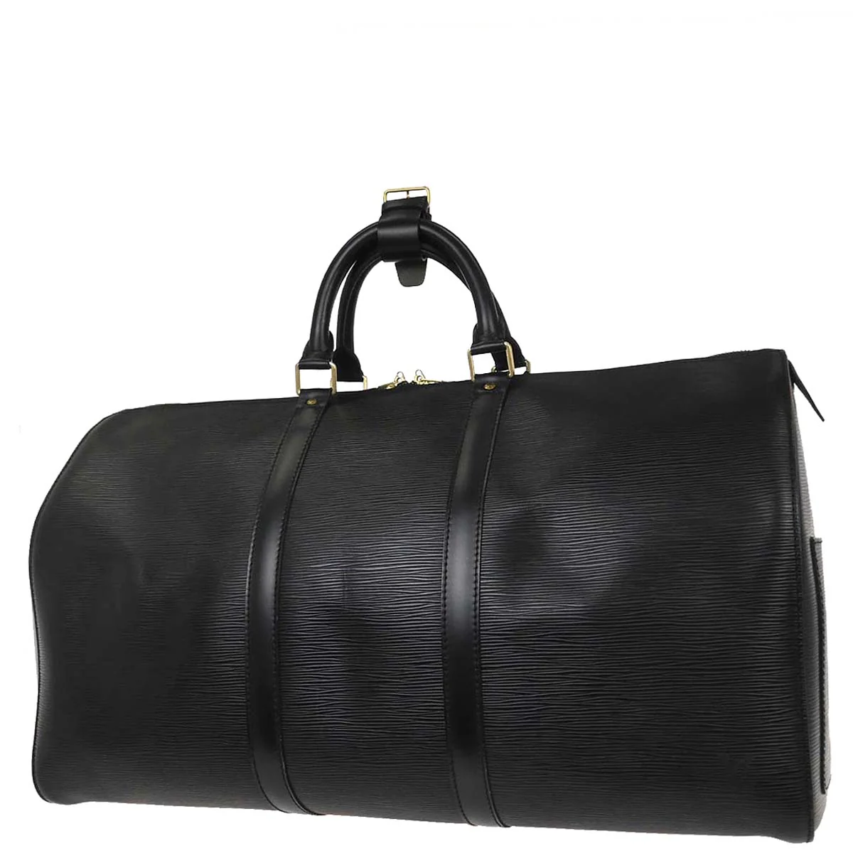 Louis Vuitton 1997 Black Epi Keepall 50 Travel Handbag M42962 - Image 2