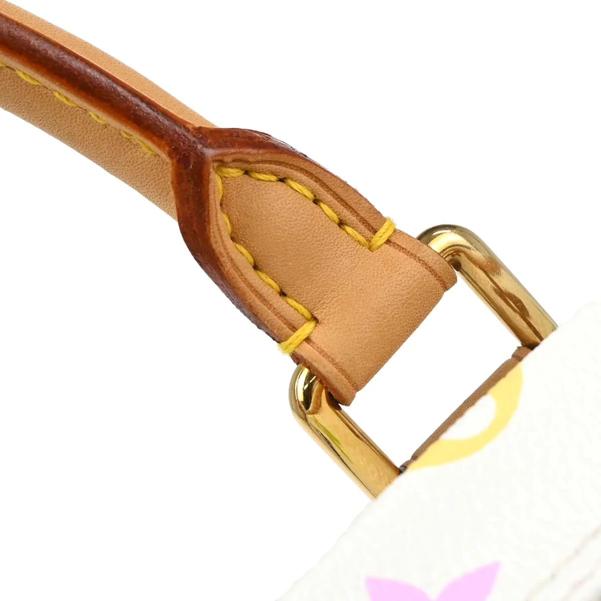 Louis Vuitton White Monogram Multicolor Trouville Handbag M92663 - Image 16