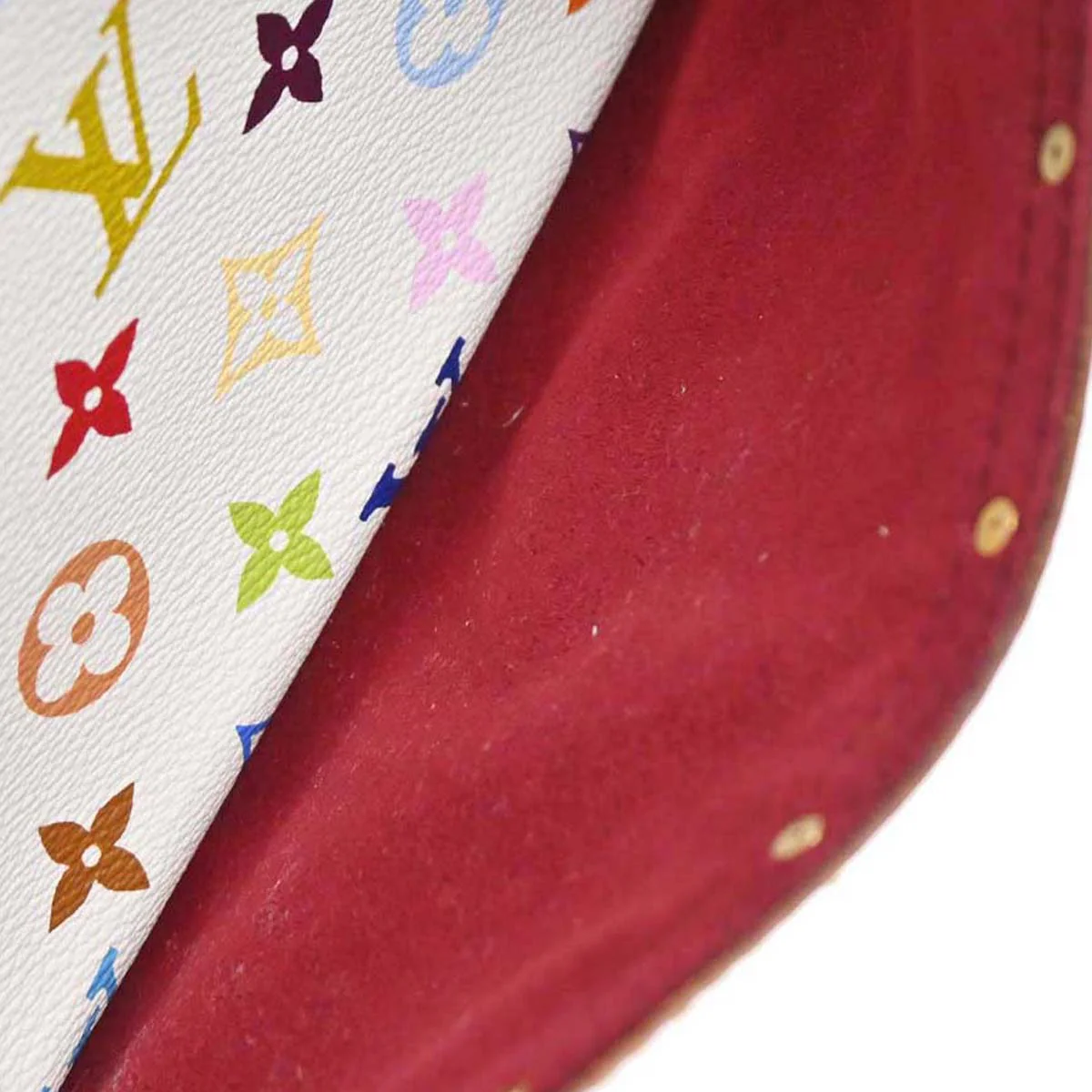 Louis Vuitton White Monogram Multicolor Trouville Handbag M92663 - Image 17