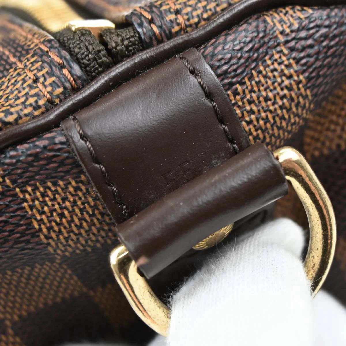 Louis Vuitton 2006 Damier Keepall Bandouliere 55 Duffle Bag N41414 - Image 15