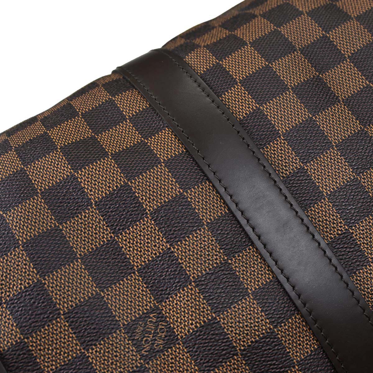 Louis Vuitton 2006 Damier Keepall Bandouliere 55 Duffle Bag N41414 - Image 5