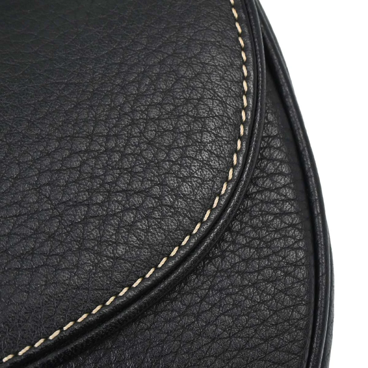 Christian Dior Black Leather Saddle Handbag - Image 11