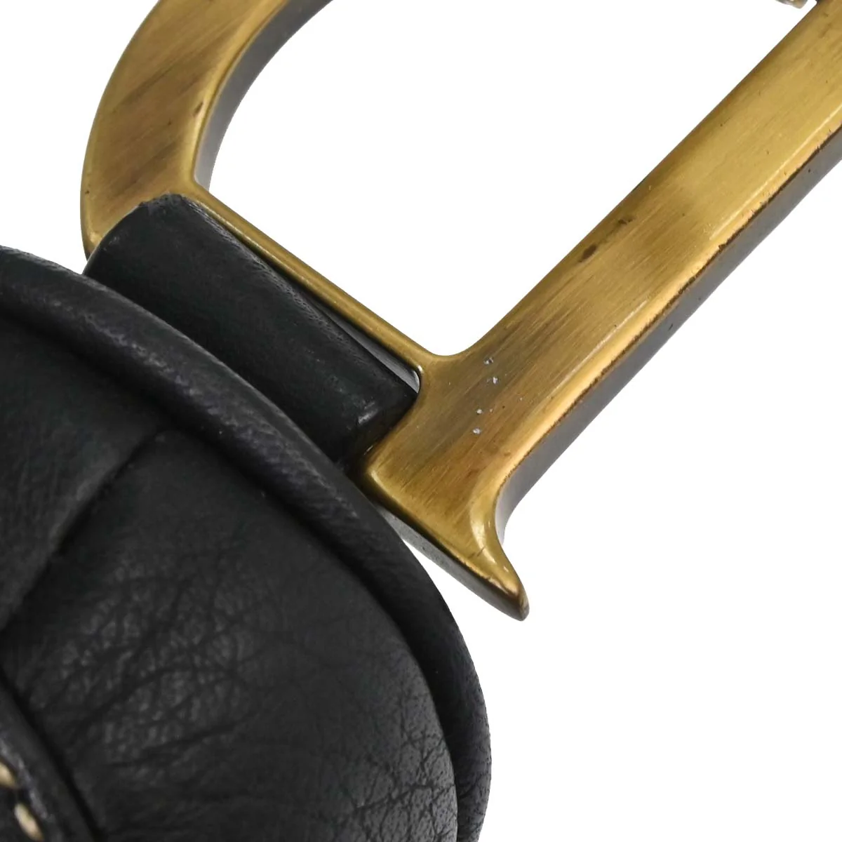 Christian Dior Black Leather Saddle Handbag - Image 15