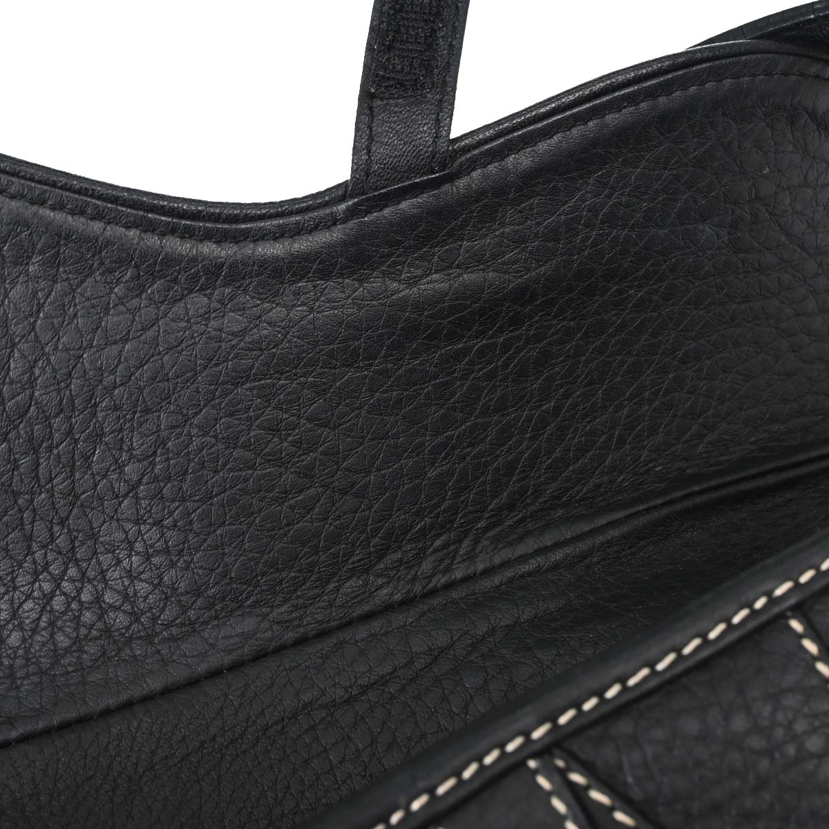 Christian Dior Black Leather Saddle Handbag - Image 17