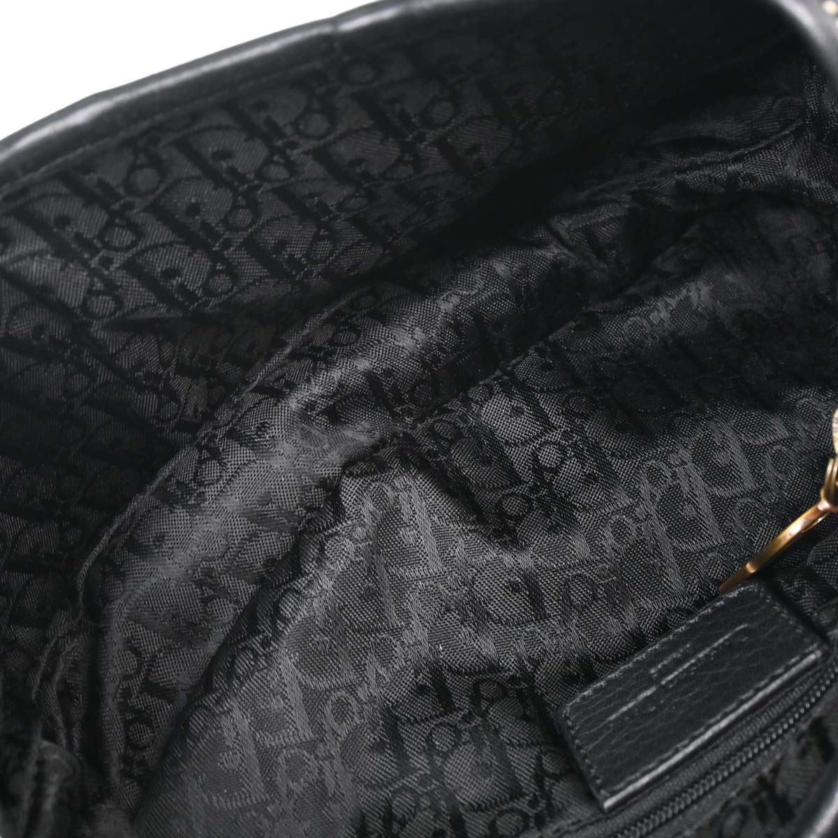Christian Dior Black Leather Saddle Handbag - Image 18