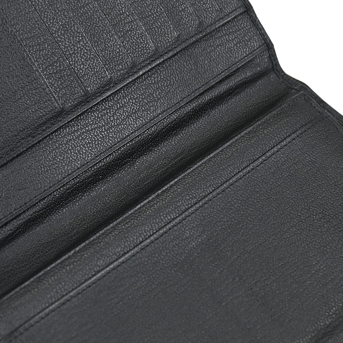 Chanel 1997-1999 Black Calfskin Long Wallet Purse - Image 11
