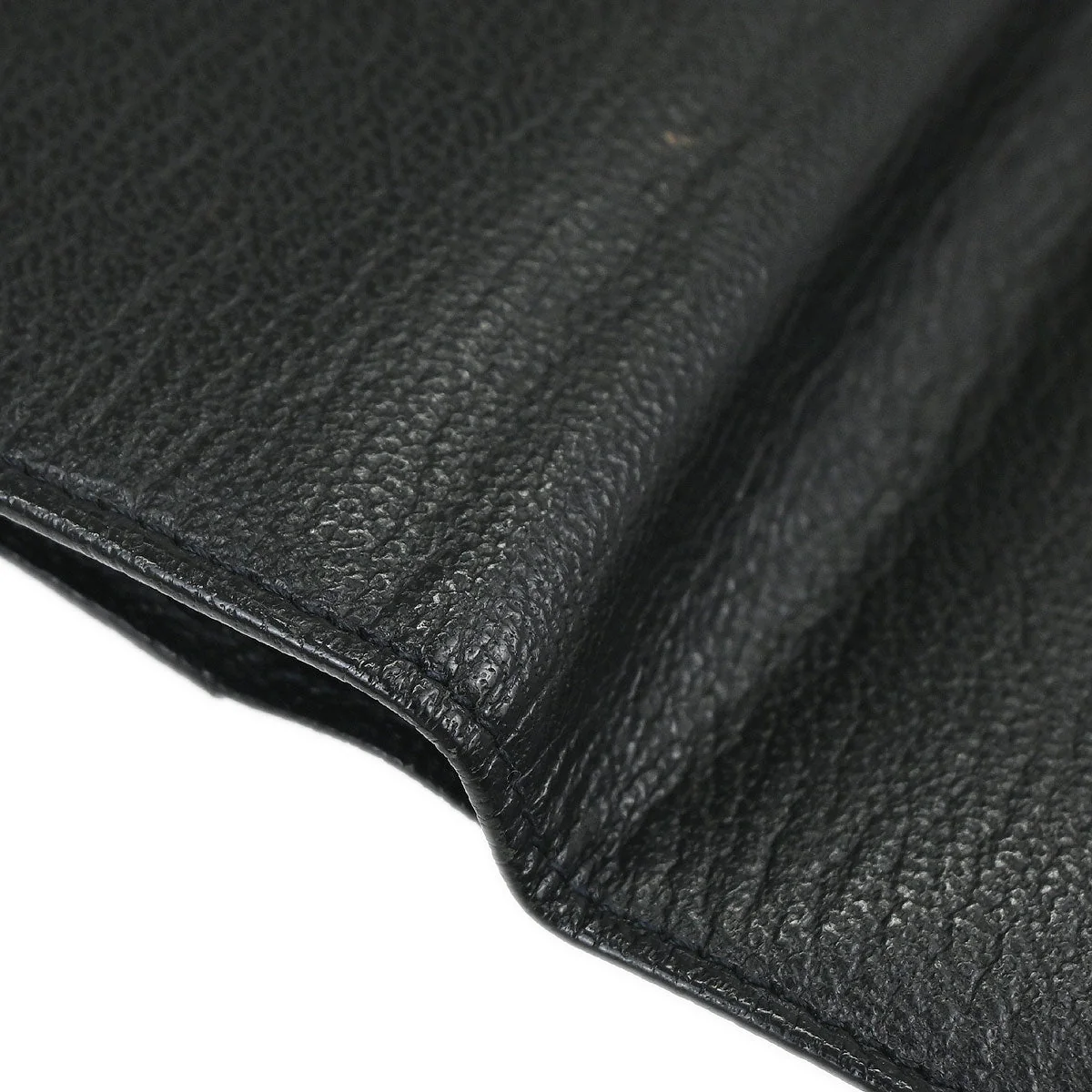 Chanel 1997-1999 Black Calfskin Long Wallet Purse - Image 6
