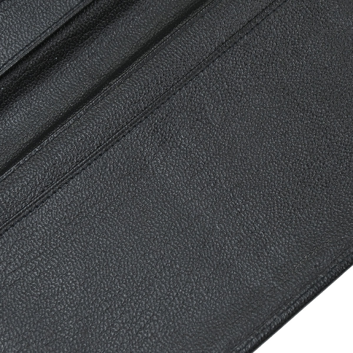 Chanel 1997-1999 Black Calfskin Long Wallet Purse - Image 8