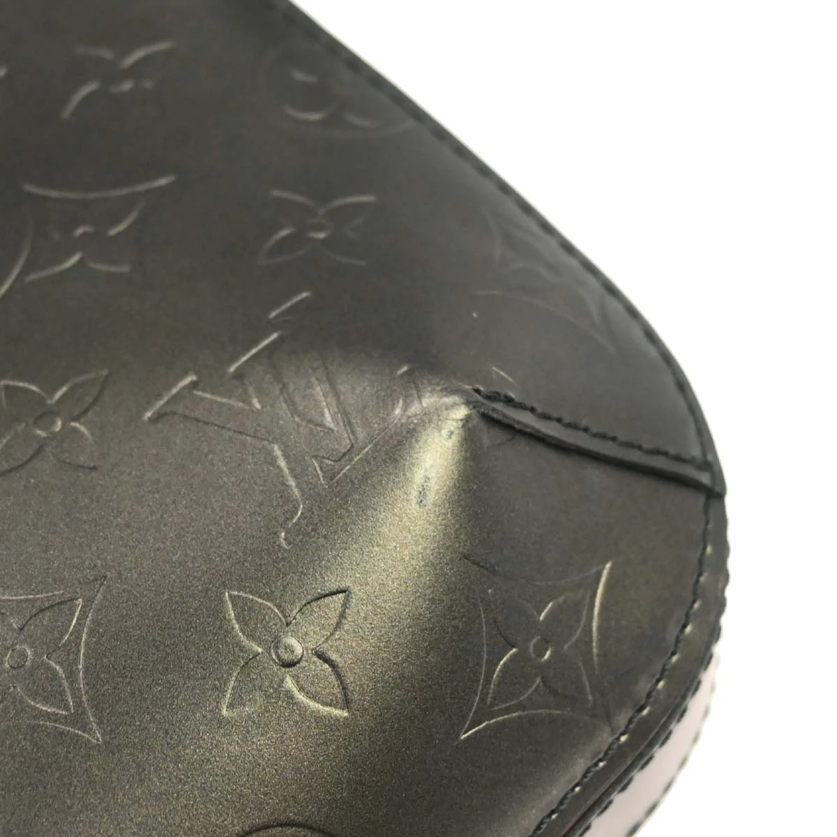 Louis Vuitton Black Monogram Mat Fowler Handbag M55142 - Image 4