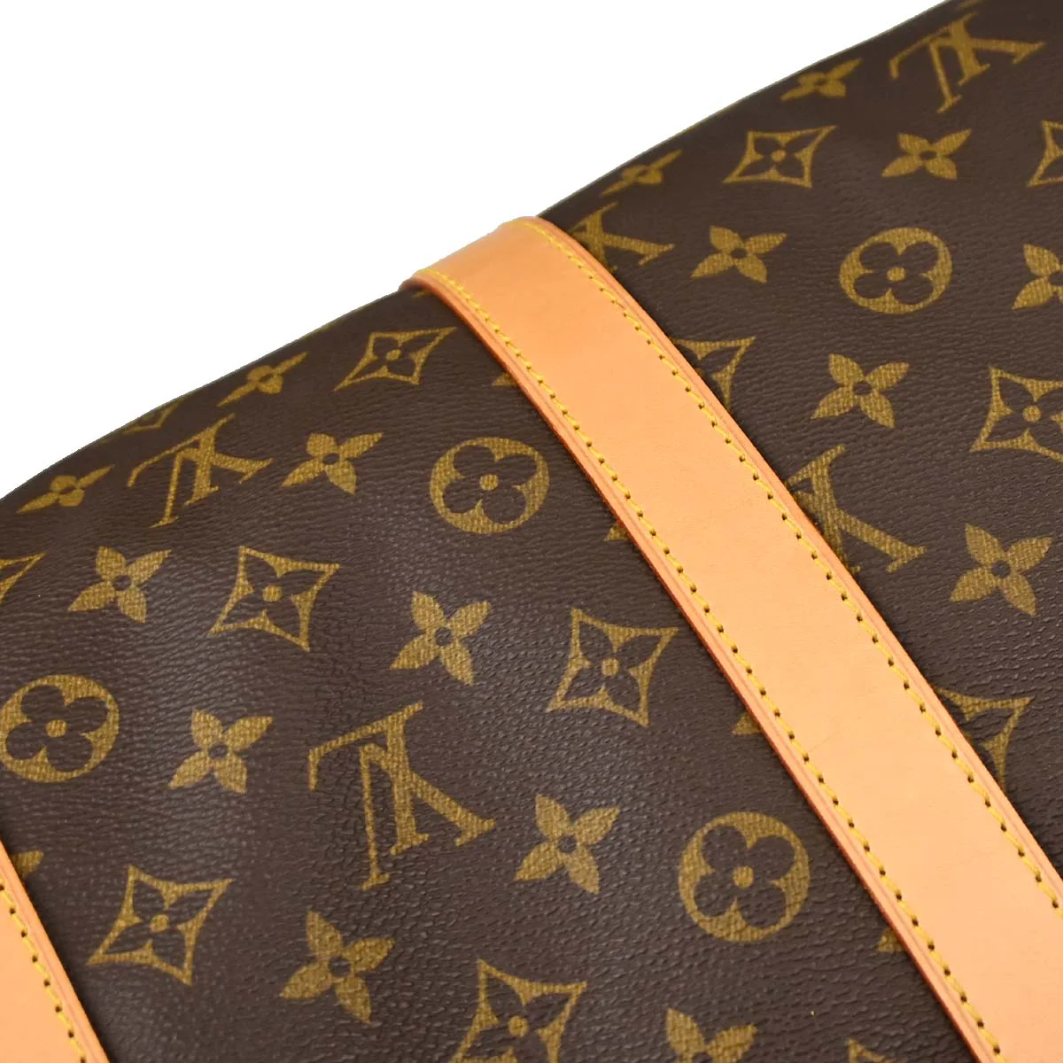 Louis Vuitton 2000 Monogram Keepall Bandouliere 55 Duffle Bag M41414 - Image 6