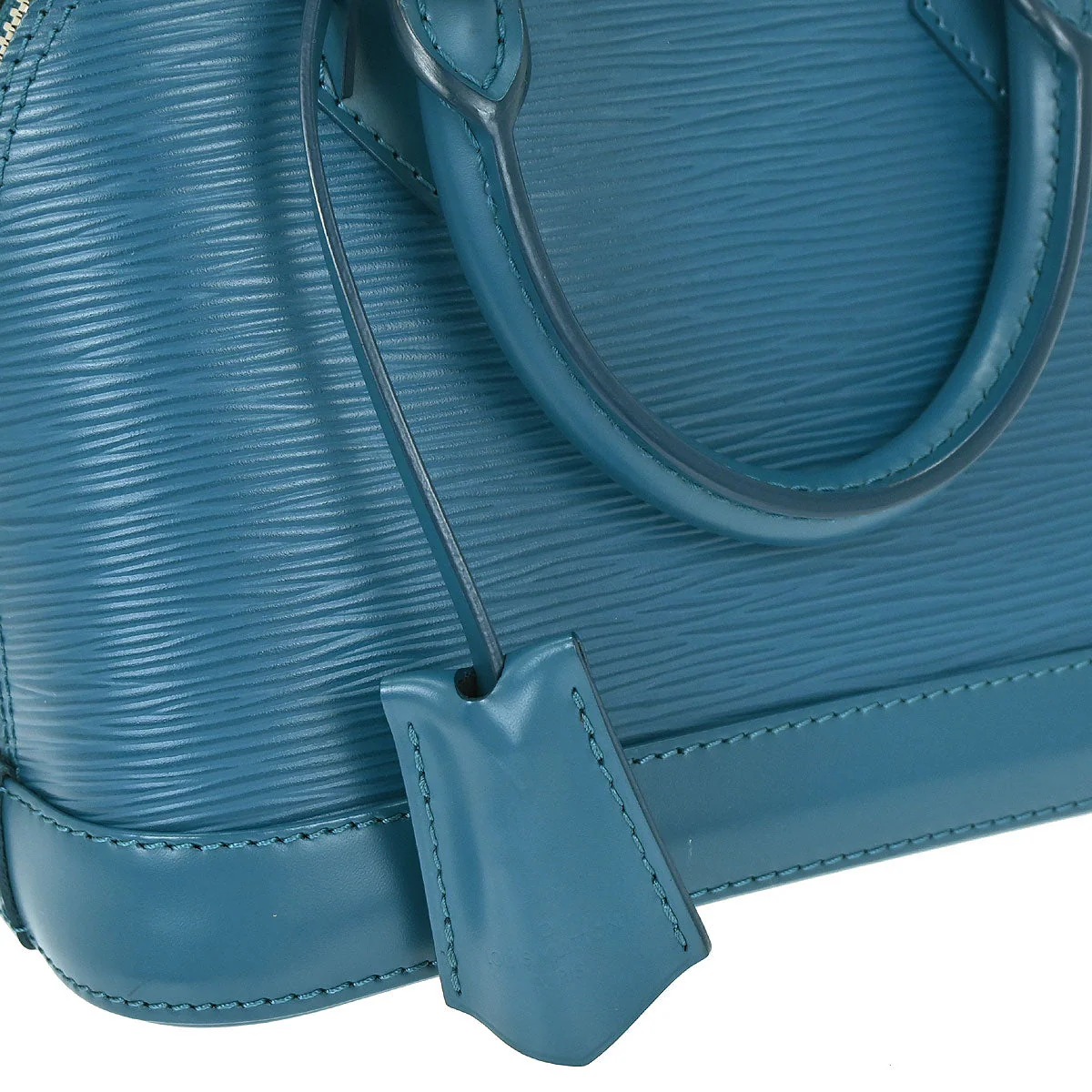 Louis Vuitton 2013 Blue Epi Alma BB 2way Shoulder Handbag M40853 - Image 13